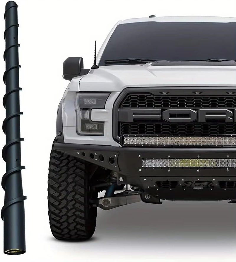 CZSWCH هوائي قصير لجيب رانجلر غلادياتور (2007-2024)، فورد F150 F-150 (2009-2024)، دودج رام 1500 (2009-2018) بديل هوائي سيارة شاحنة بطول 7 بوصات لاستقبال AM FM - Image 1